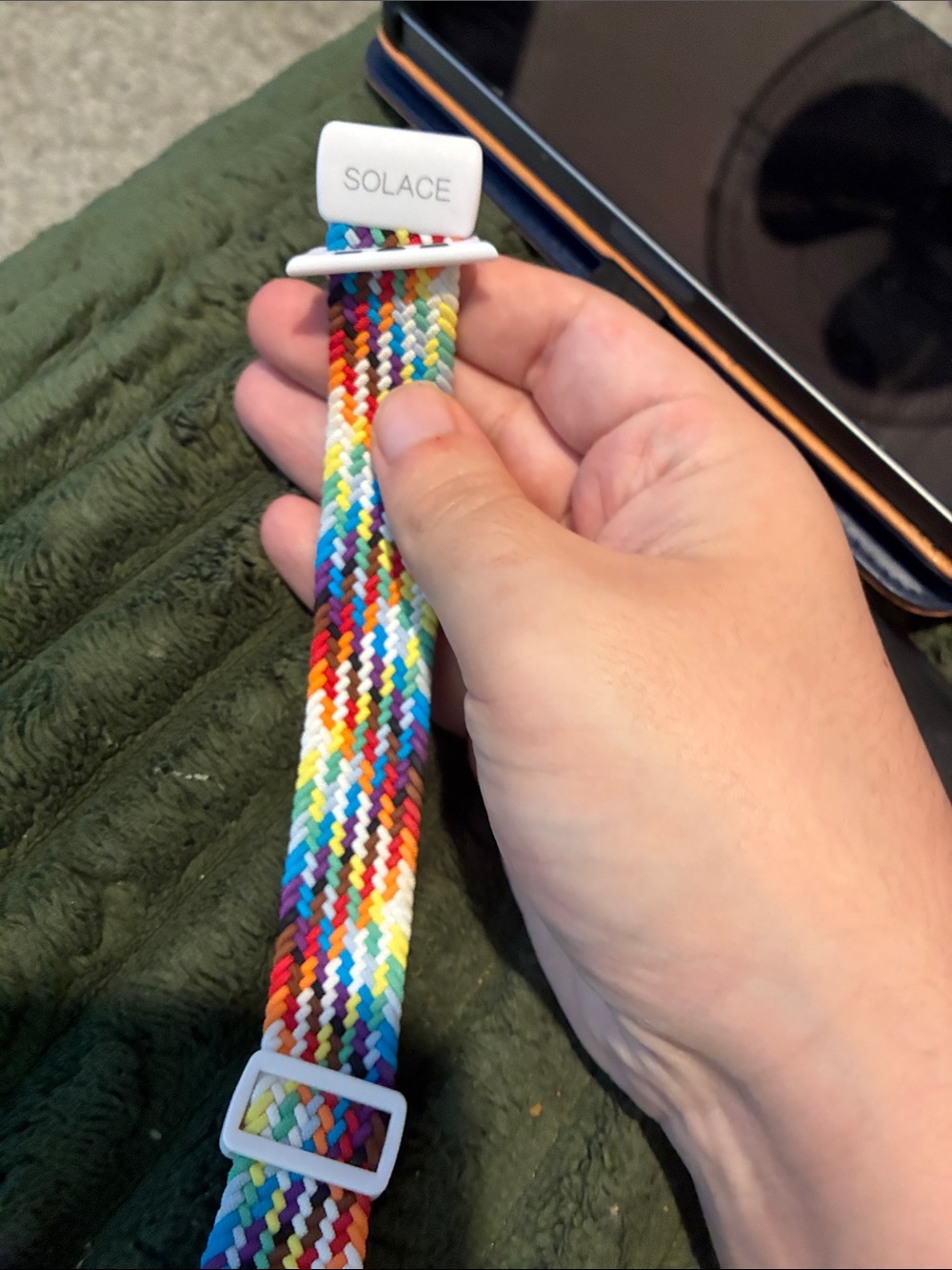 Solace Rainbow Woven Watch Band